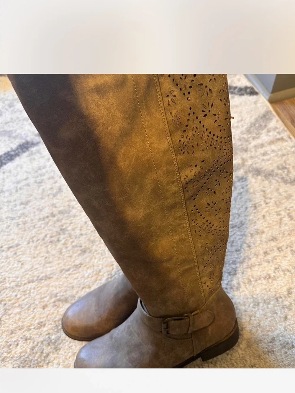 JustFab boots size